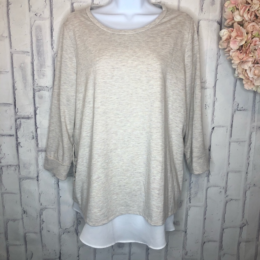 Simply Vera layered sweatshirt